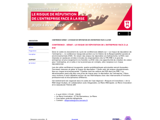 Accéder au site de la conférence