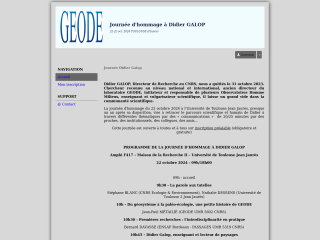 Accéder au site de la conférence