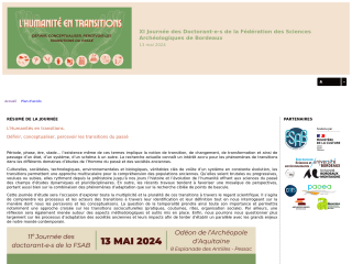 Accéder au site de la conférence