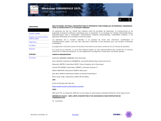 Accéder au site de la conférence