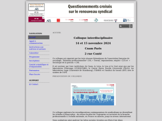 Accéder au site de la conférence