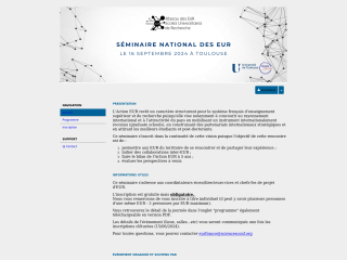 Accéder au site de la conférence
