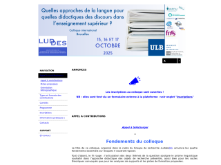 Accéder au site de la conférence