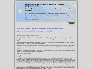 Accéder au site de la conférence