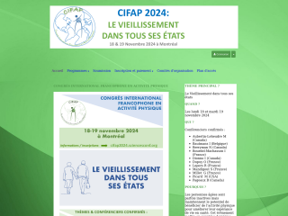 Accéder au site de la conférence