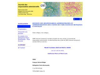 Accéder au site de la conférence