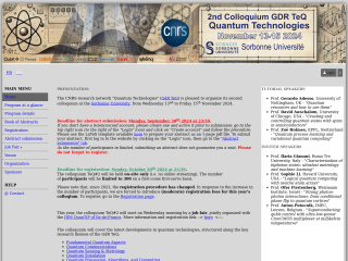 Accéder au site de la conférence