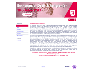 Accéder au site de la conférence