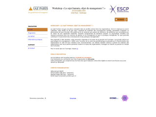 Accéder au site de la conférence