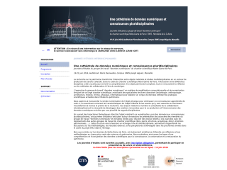 Accéder au site de la conférence