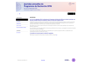 Accéder au site de la conférence