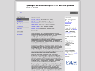 Accéder au site de la conférence