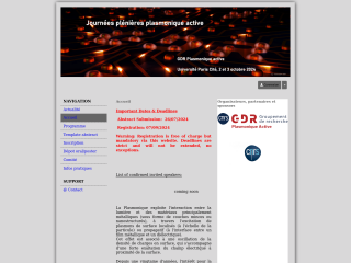 Accéder au site de la conférence