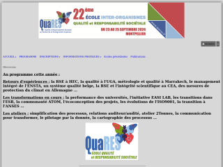 Accéder au site de la conférence