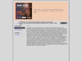 Accéder au site de la conférence
