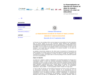 Accéder au site de la conférence