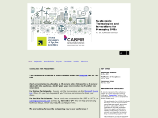Accéder au site de la conférence