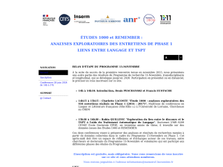 Accéder au site de la conférence