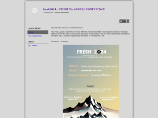 Accéder au site de la conférence