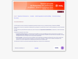 Accéder au site de la conférence