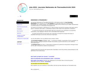 Accéder au site de la conférence