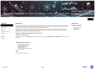 Accéder au site de la conférence