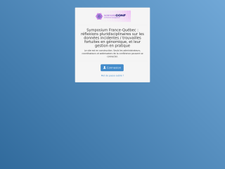 Accéder au site de la conférence