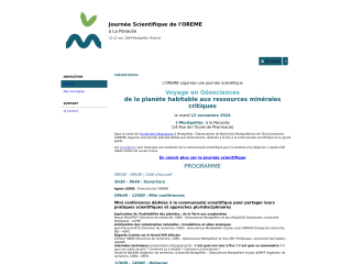 Accéder au site de la conférence