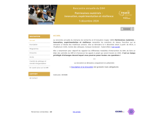 Accéder au site de la conférence