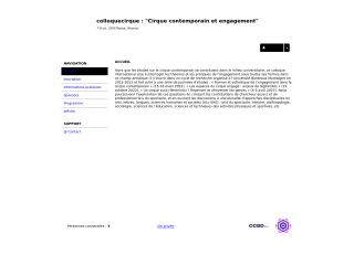 Accéder au site de la conférence