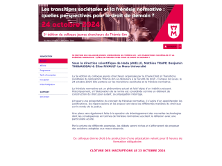 Accéder au site de la conférence