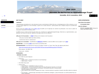 Accéder au site de la conférence