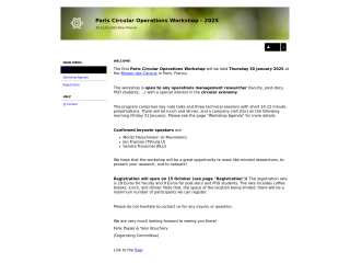 Accéder au site de la conférence