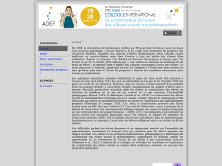 Accéder au site de la conférence