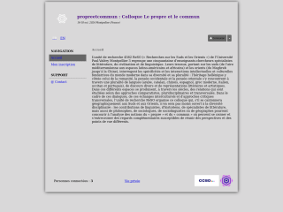 Accéder au site de la conférence