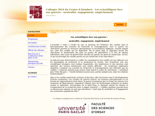 Accéder au site de la conférence