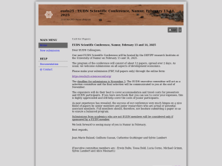 Accéder au site de la conférence