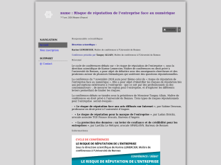 Accéder au site de la conférence