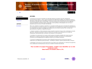 Accéder au site de la conférence