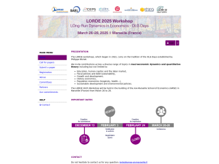 Accéder au site de la conférence