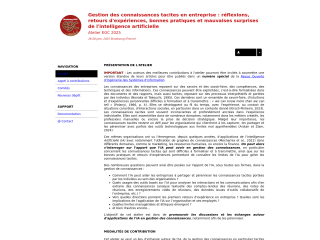 Accéder au site de la conférence