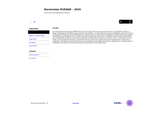 Accéder au site de la conférence