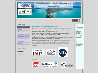 Accéder au site de la conférence