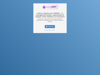 Accéder au site de la conférence