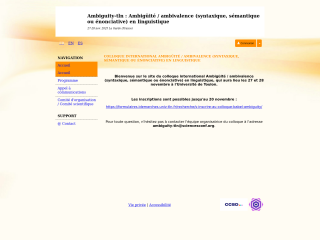 Accéder au site de la conférence