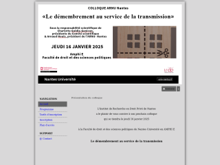 Accéder au site de la conférence
