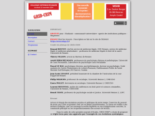 Accéder au site de la conférence