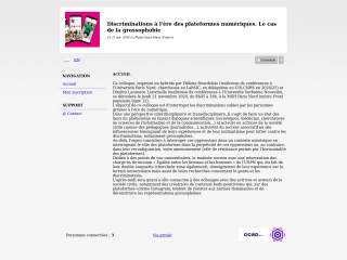 Accéder au site de la conférence