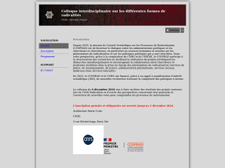 Accéder au site de la conférence