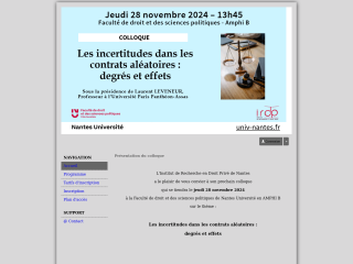 Accéder au site de la conférence